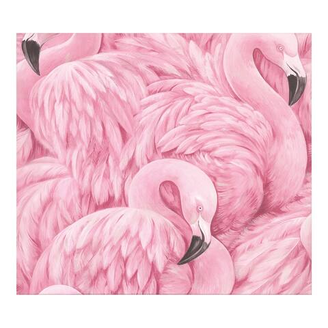 Horace Pink Flamingos Wallpaper - 20 x 396 x 0.025