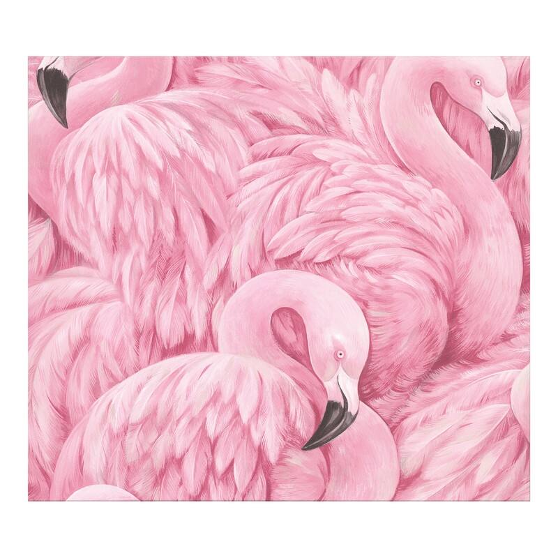 Advantage Horace Pink Flamingos Wallpaper - 20 x 396 x 0.025