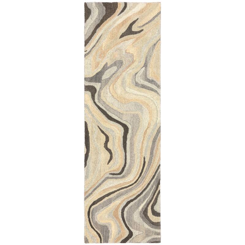 HomeRootsAbstract Modern Rectangle Area Rug