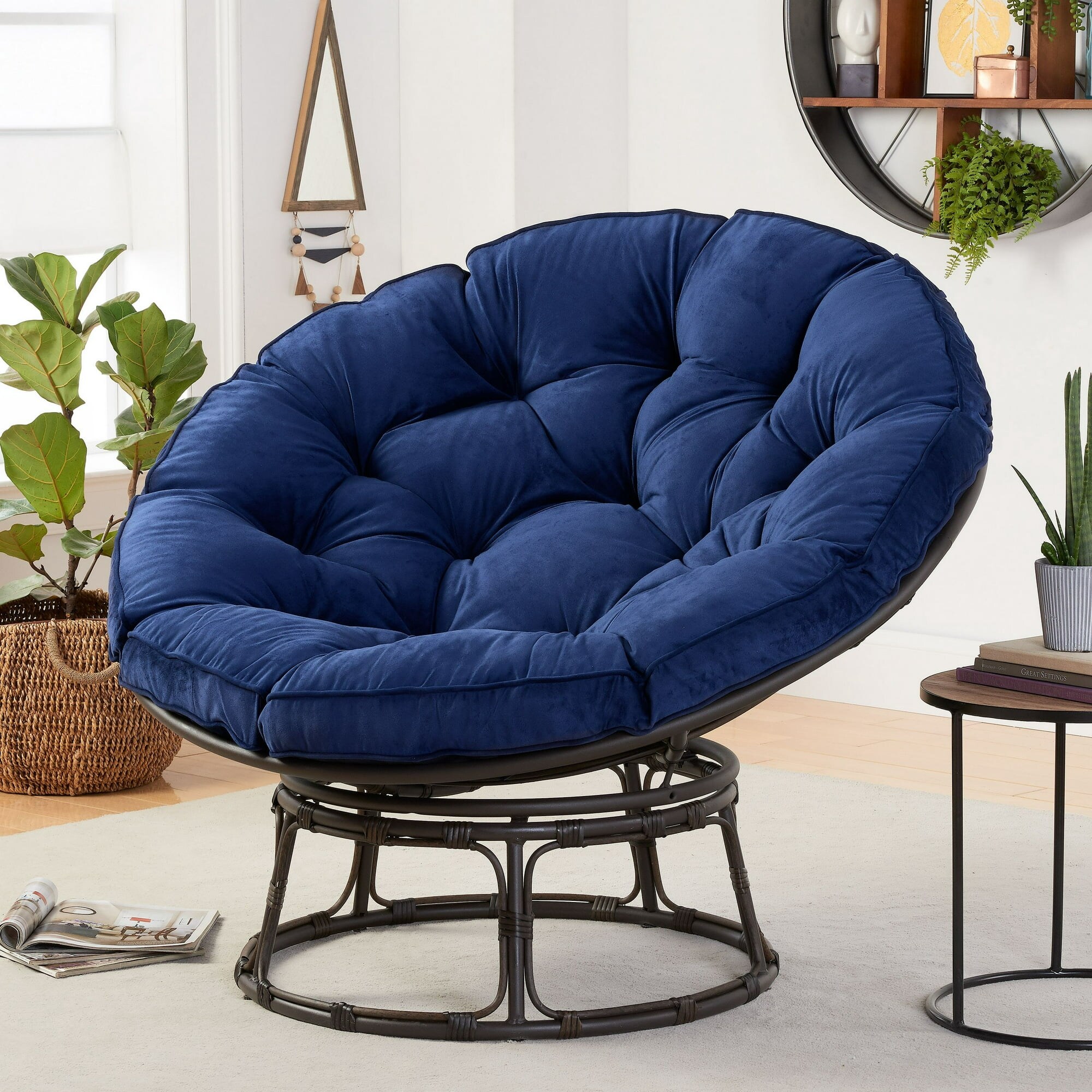 46 inch Papasan Chair with Upholstery On Sale Bed Bath Beyond 38857377