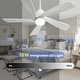 preview thumbnail 32 of 48, 52 Inch Lowe Profile Ceiling Fan with Light,3 CCT LED,Remote Control-Farmhouse, Modern, Contemporary - 52 inches