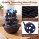 preview thumbnail 17 of 63, Costway Tabletop Water Fountain with Rolling Crystal Ball,