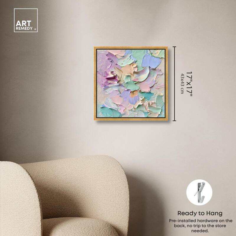 Flowing Mousse II Canvas by Art Remedy