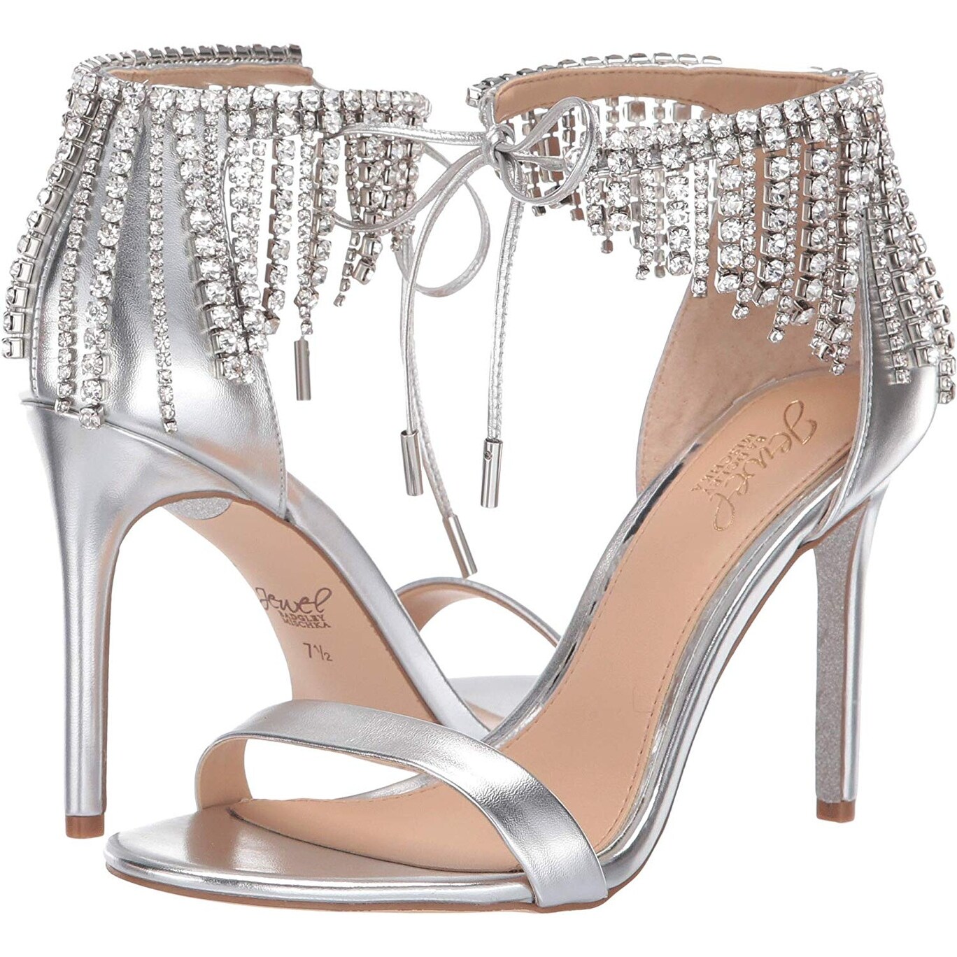 badgley mischka peep toe pump