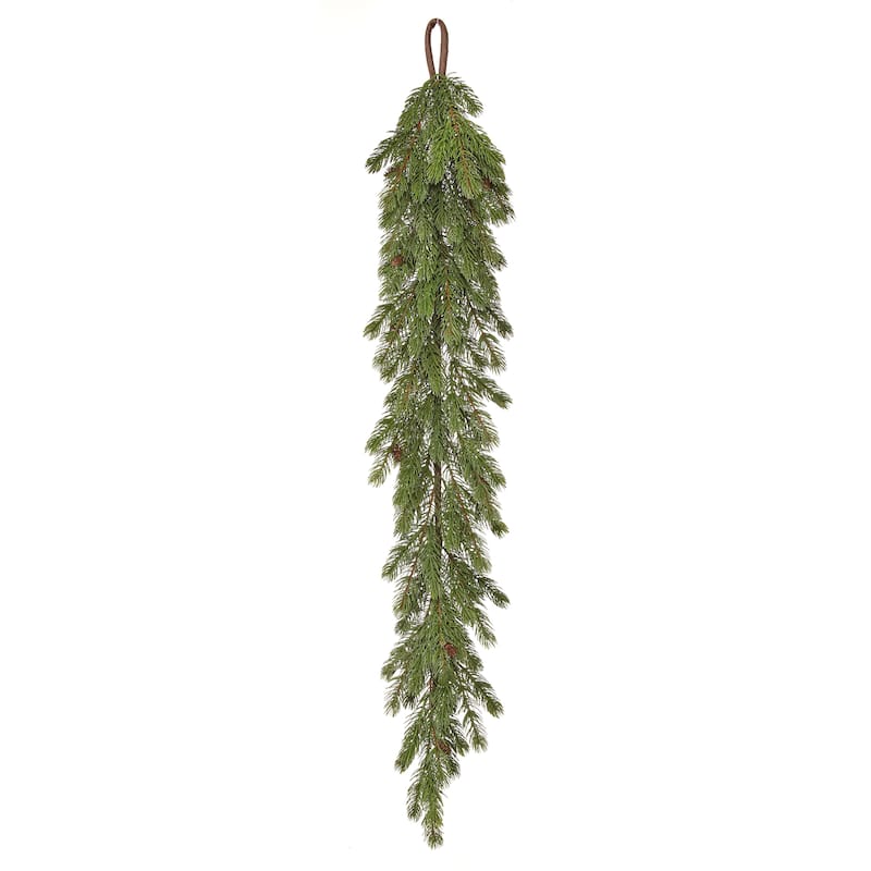 48" Just Cut Natural Touch Spruce Garland - Green - 48-Inch