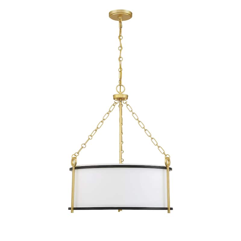 Savoy House 7-1920-3 Kian 3 Light 22" Wide Drum Chandelier