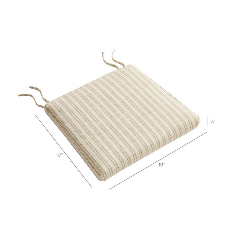 Jax Fabric Dining Chair Seat Cushion