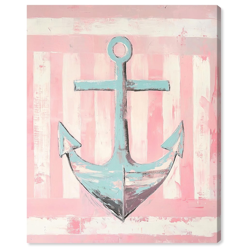 Sea Anchor Canvas by Art Remedy, Gallery Wrapped