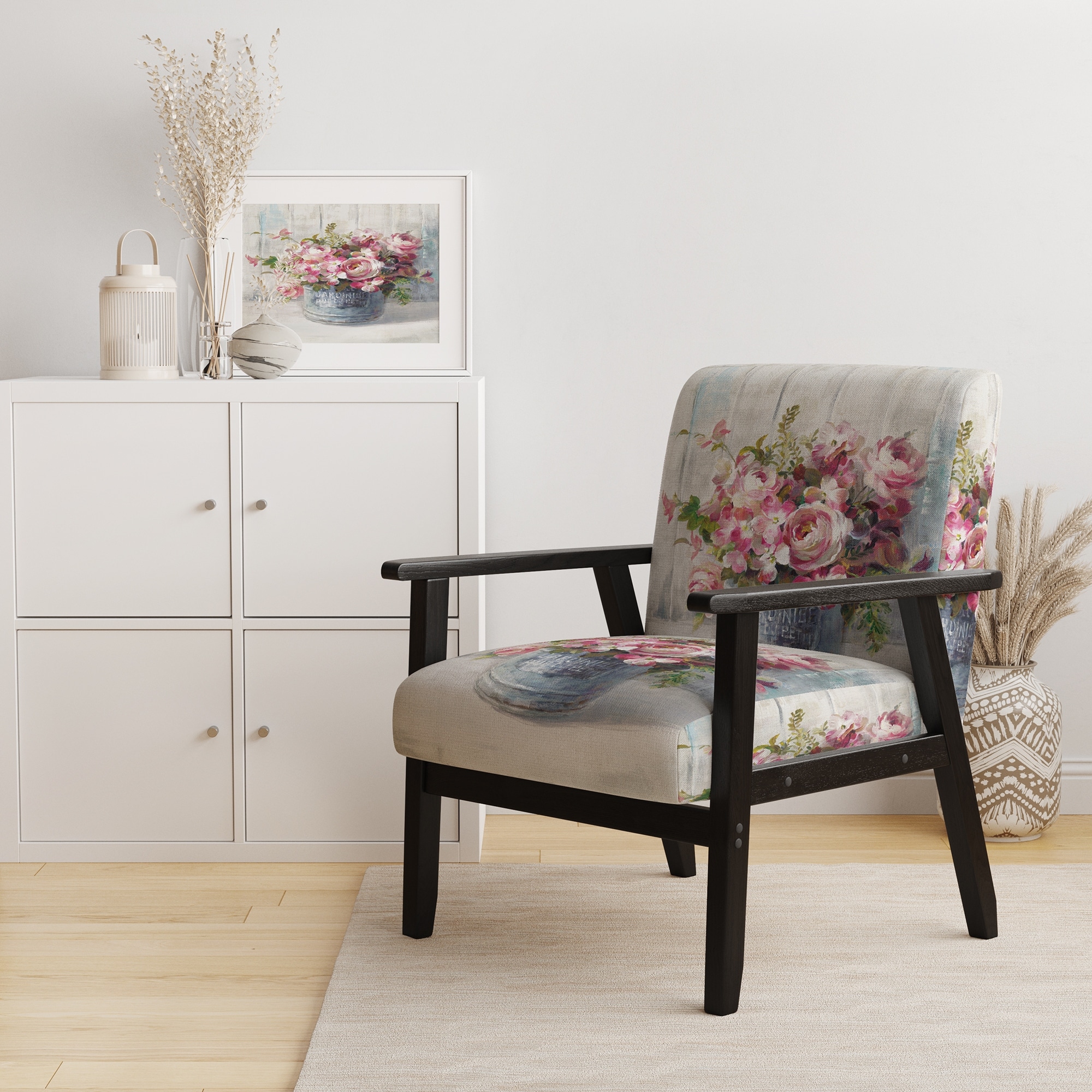 Designart "Maison Des Fleurs III" Upholstered Cabin & Lodge - Picture 6 of 14
