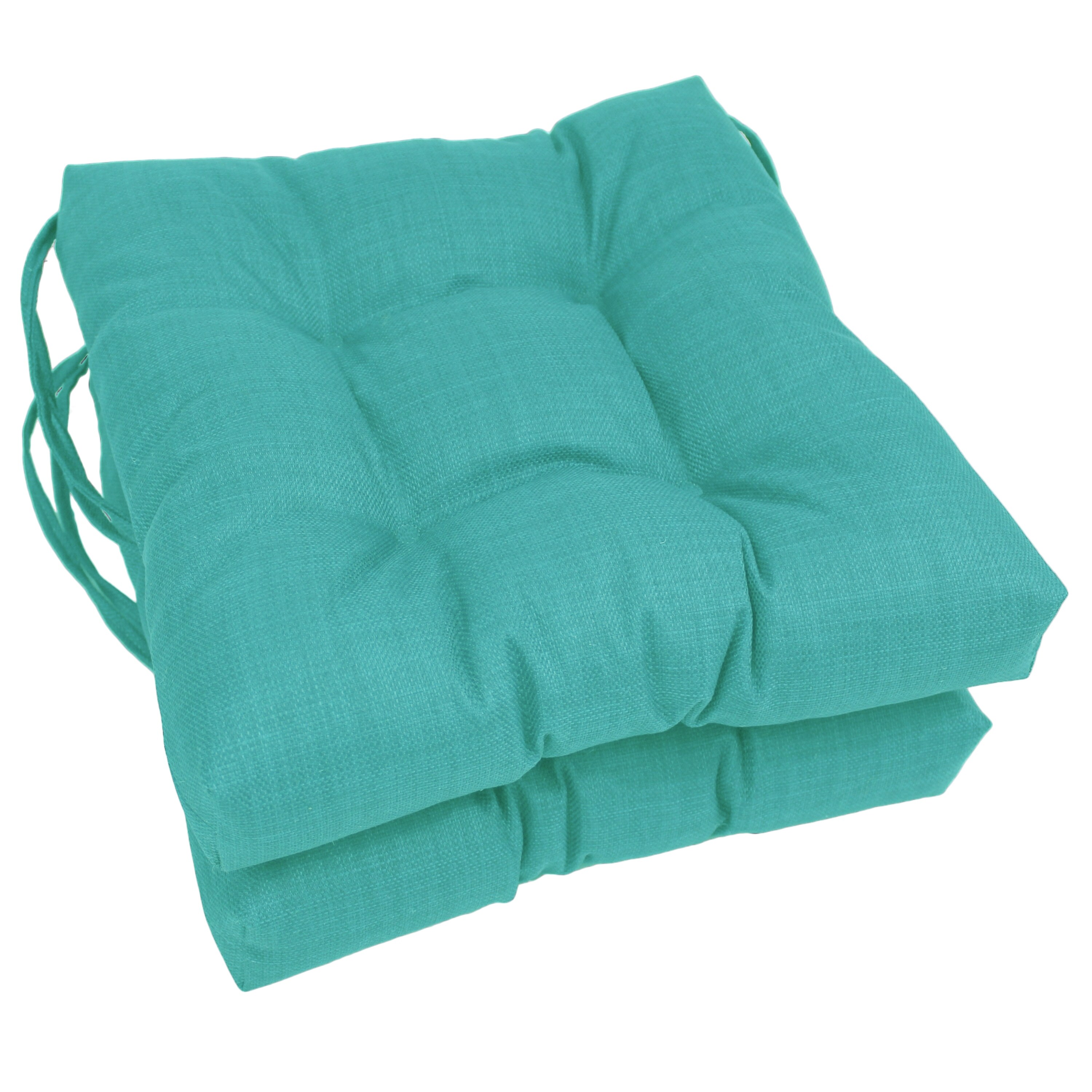 16 inch Square Indoor Outdoor Chair Cushions Set of 2 16 x 16