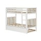 preview thumbnail 3 of 4, Max and Lily Scandinavian Twin over Twin Bunk Bed with Trundle