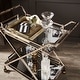 preview thumbnail 2 of 8, Palisade Champagne Gold Bar Cart by iNSPIRE Q Bold