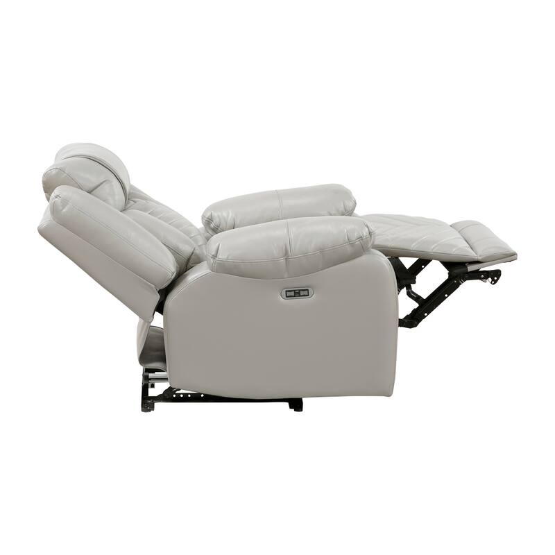 Ridge 40" Faux Leather Power Recliner - LED and Charging Ports