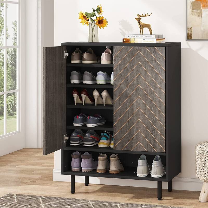 Entryway Shoe Storage Cabinet Shoe Rack Organizer Cabinet with Door