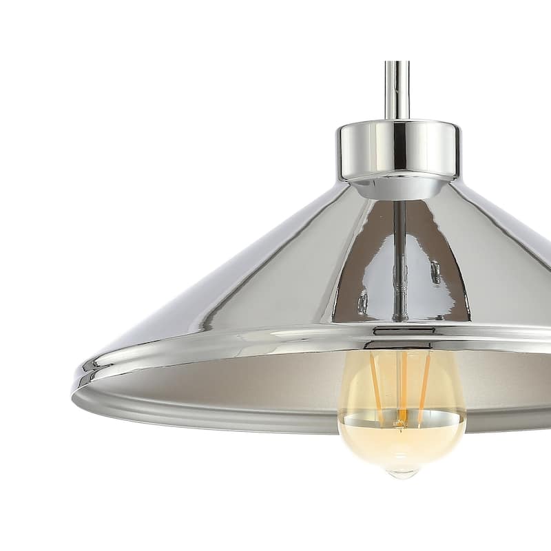 Farmhouse Iron Modern Farmhouse LED Semi Flush Mount, by JONATHAN Y