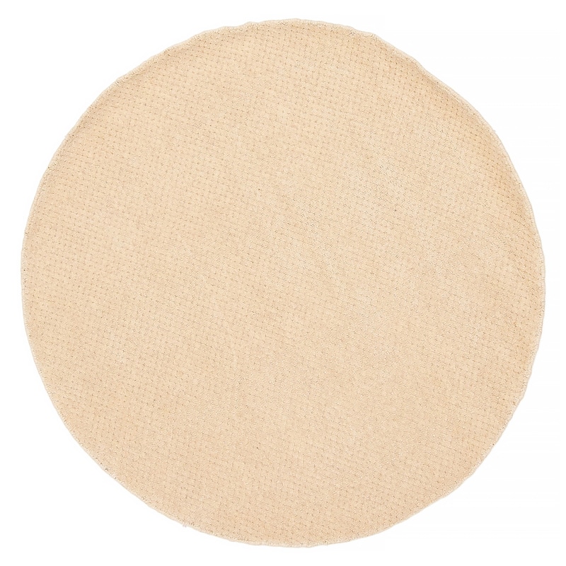 Kashkuli Gabbeh Beige Rug 4'0" x 4'0" - 4'0 x 4'0 - Beige - 4'0 x 4'0