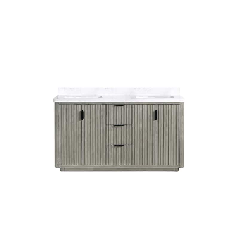 Miseno MV-NM-704160M Cadiz 60" Free Standing Double Basin Vanity Set