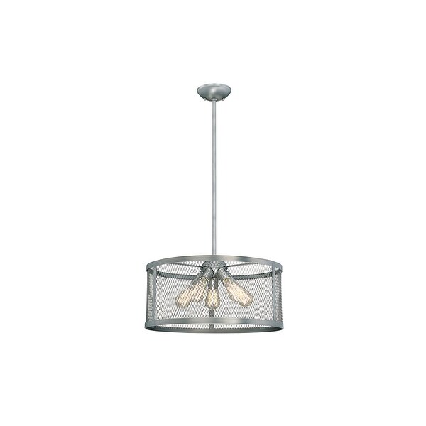 Millennium Lighting 3275 Akron 5-Light 20" Wide Pendant with Mesh Style Metal Drum Shade