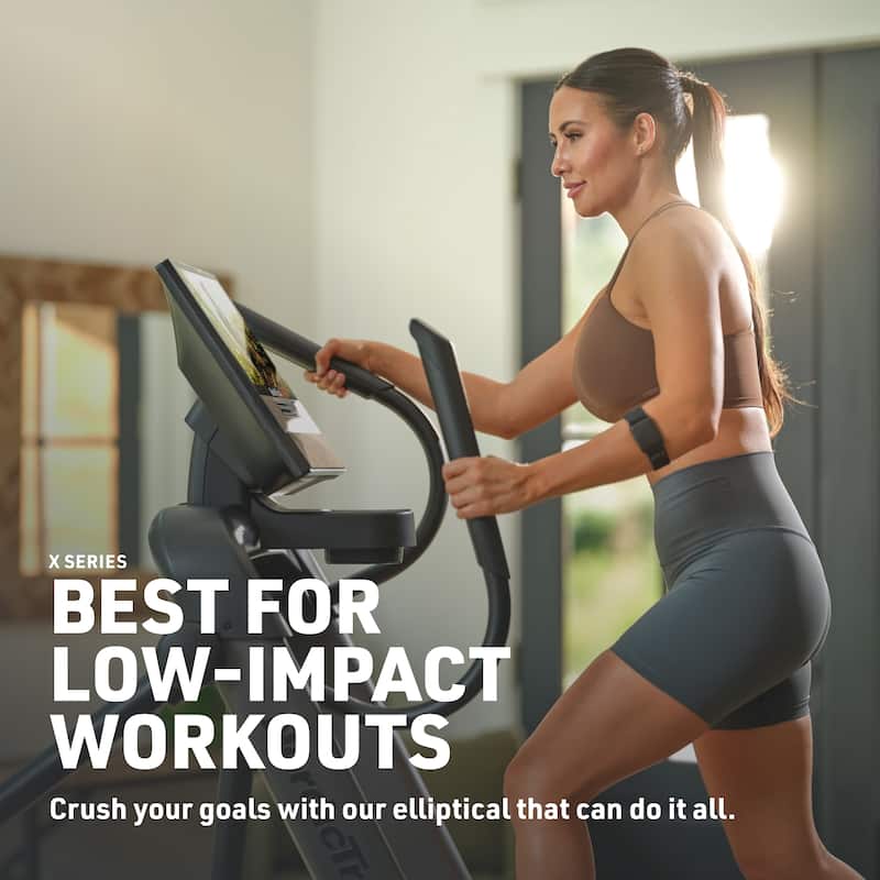 NordicTrack X16 Elliptical with 16" Touchscreen and 26 Resistance Levels; Perfect for Low-Impact Cardio Workouts