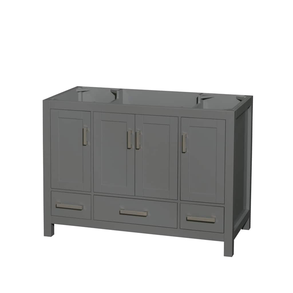 Wyndham Collection WCS141448SSXXMXX Sheffield 48" Hardwood Vanity