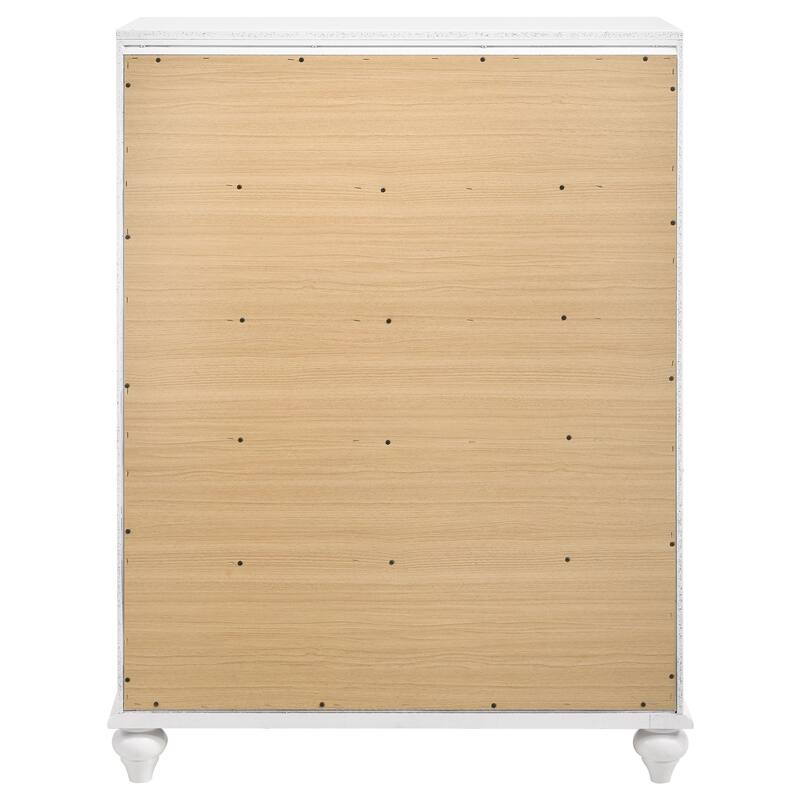 Barzini Modern Classic Wood 5-drawer Bedroom Chest