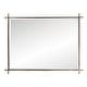 preview thumbnail 8 of 10, Allan Andrews Allen Andrews Isarno Large Rectangular Decorative Metal Industrial Mirror