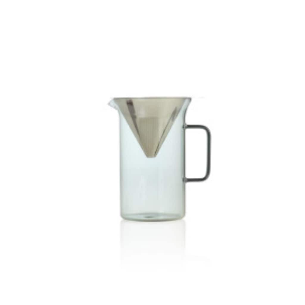 AdHoc Impact Pour Over Coffee Maker in Grey Glass 600ml