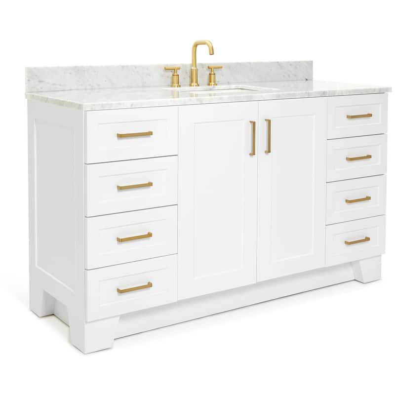 Ariel Q061SCW2RVO Taylor 61" Free Standing Single Rectangular Basin