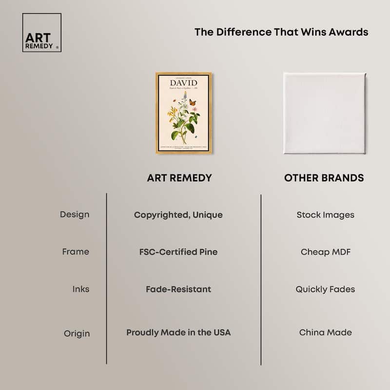 David's Delicate Flowers Canvas by Art Remedy