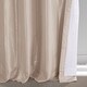 preview thumbnail 6 of 70, Exclusive Fabrics Grommet Blackout Faux Silk Taffeta 108-inch Curtain (1 Panel)