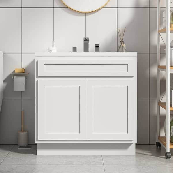 Vanity Art 39 in. W x 21 in. D x 32.5 in. H 2-Doors Bath Vanity Cabinet without Top in Sea Green