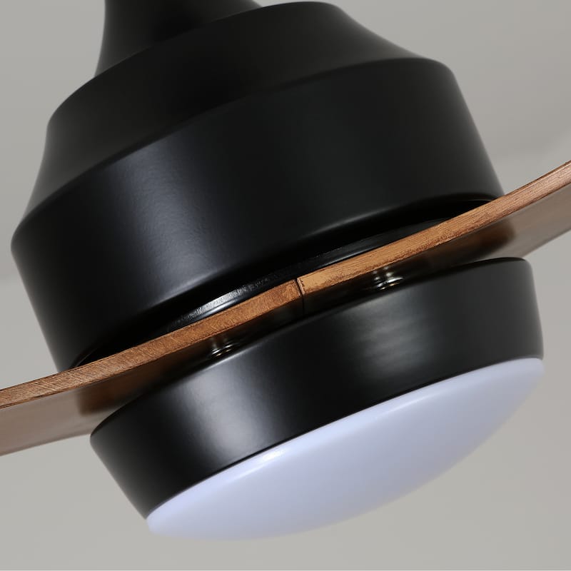 Sofucor 52" Ceiling Fan with Lights Quiet DC Motor 3 ABS Blade 6 Speed Levels,Remote Control,for Patio Living Room,Bedroom