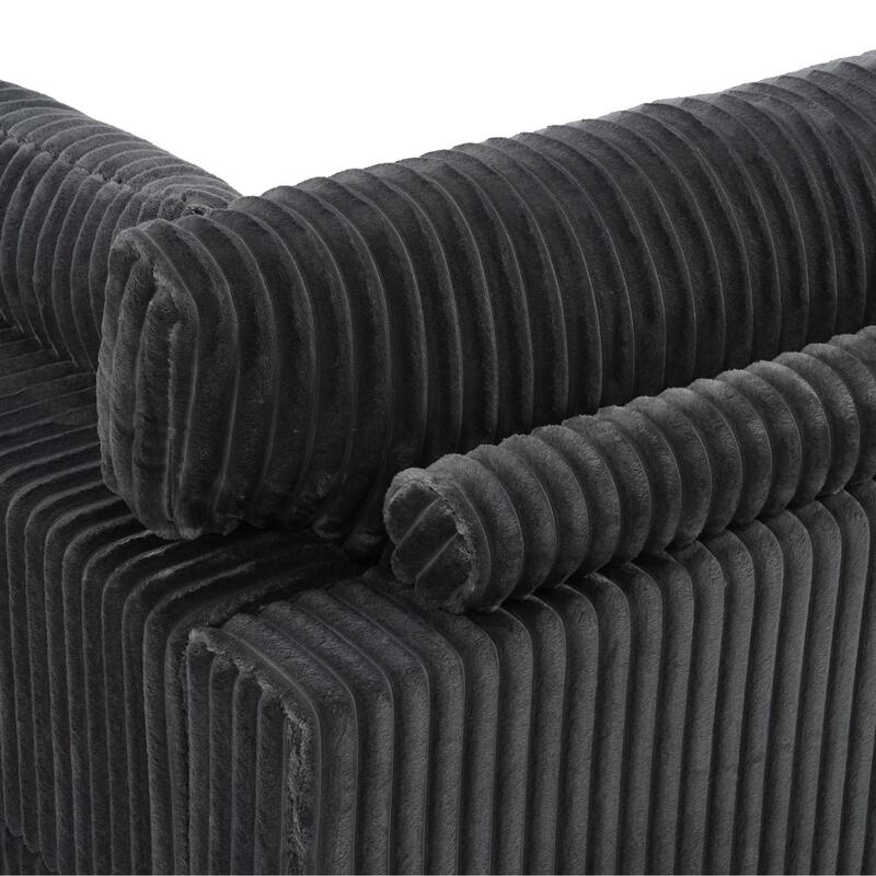 Plush Cloud Couch Modular Sectional Sofa with Ottoman