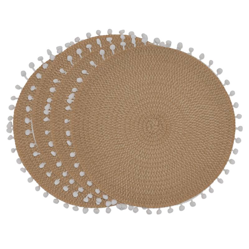 Pom Pom Design Placemats (Set of 4)