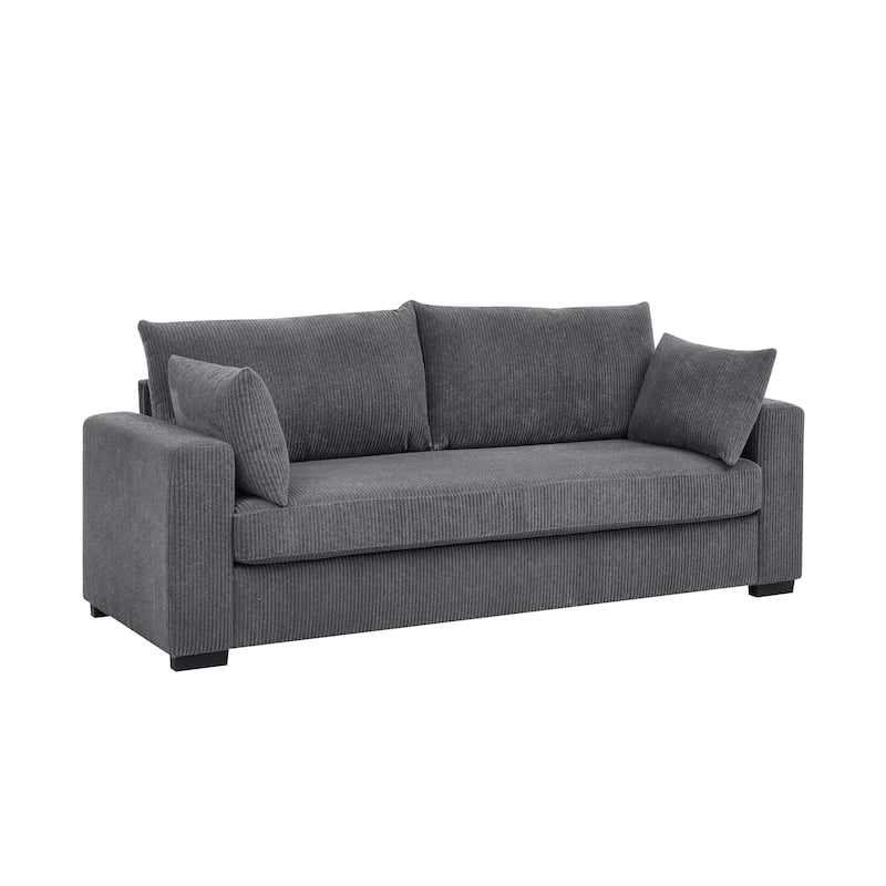 Coastal Haven Corduroy Sofa