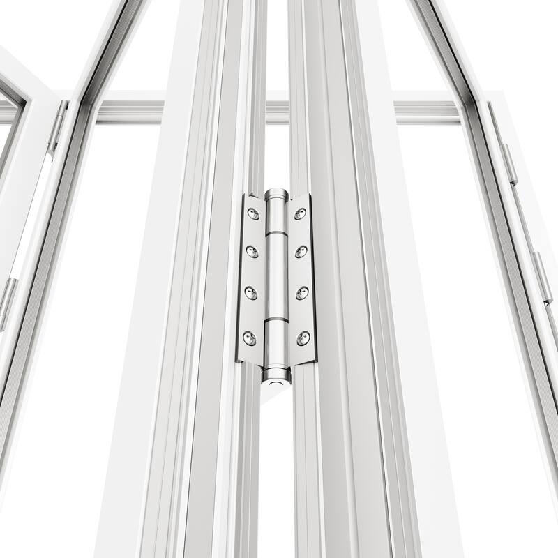 KaMic 96" x 96" 3-Panel Aluminum Patio Folding Door Left to Right-Outswing