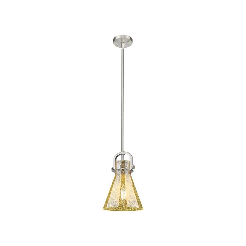 Innovations Lighting Downtown Urban - Newton Cone - 1 Light 8" Stem Hung Arched-Frame Mini Pendant