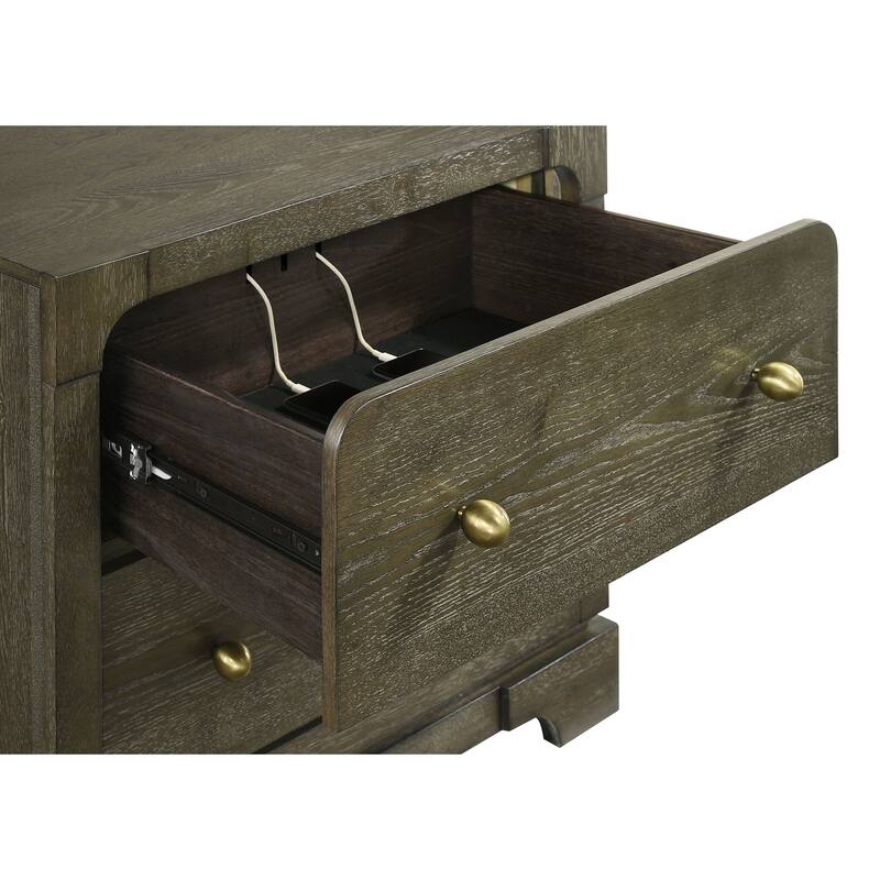 Sundance Dark Cocoa 2-drawer Nightstand Bedside Table