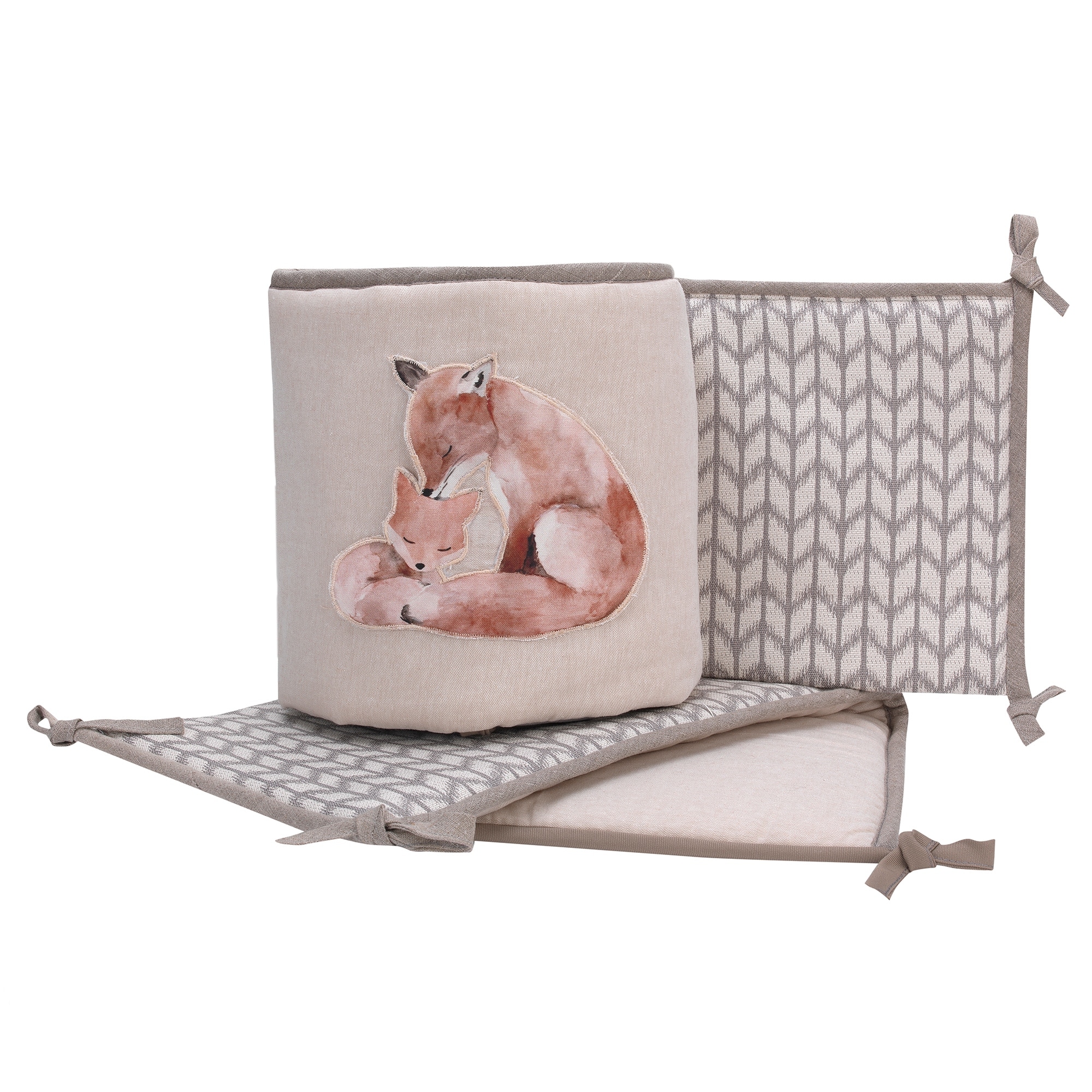 fox crib bumper