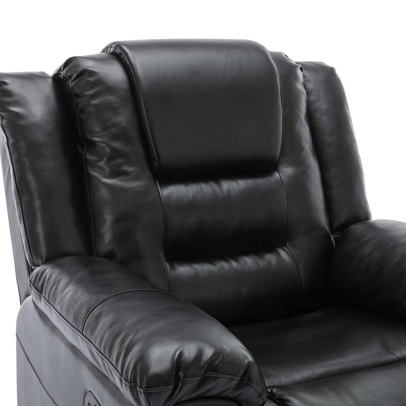 2 Seater Home Theater Recliner Manual Recliner Chair with a Storage Box and Two Cup Holders for Living Room,Bedroom