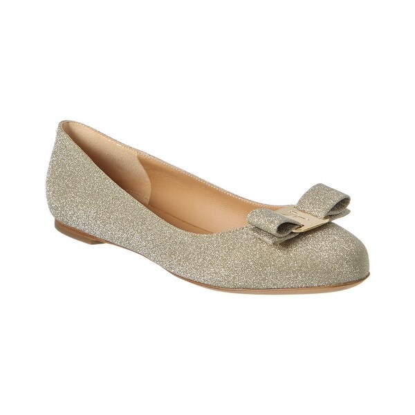 ferragamo glitter flats