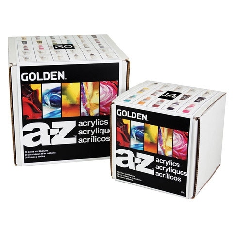 Golden A-Z Acrylic Set - A-Z Acrylic Starter Set