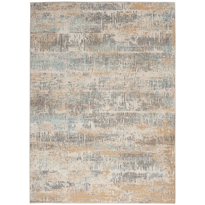 Michael Amini MA90 Uptown Abstract Area Rug