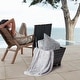 preview thumbnail 8 of 7, Patio 13 Gallons Wicker Storage Side Table