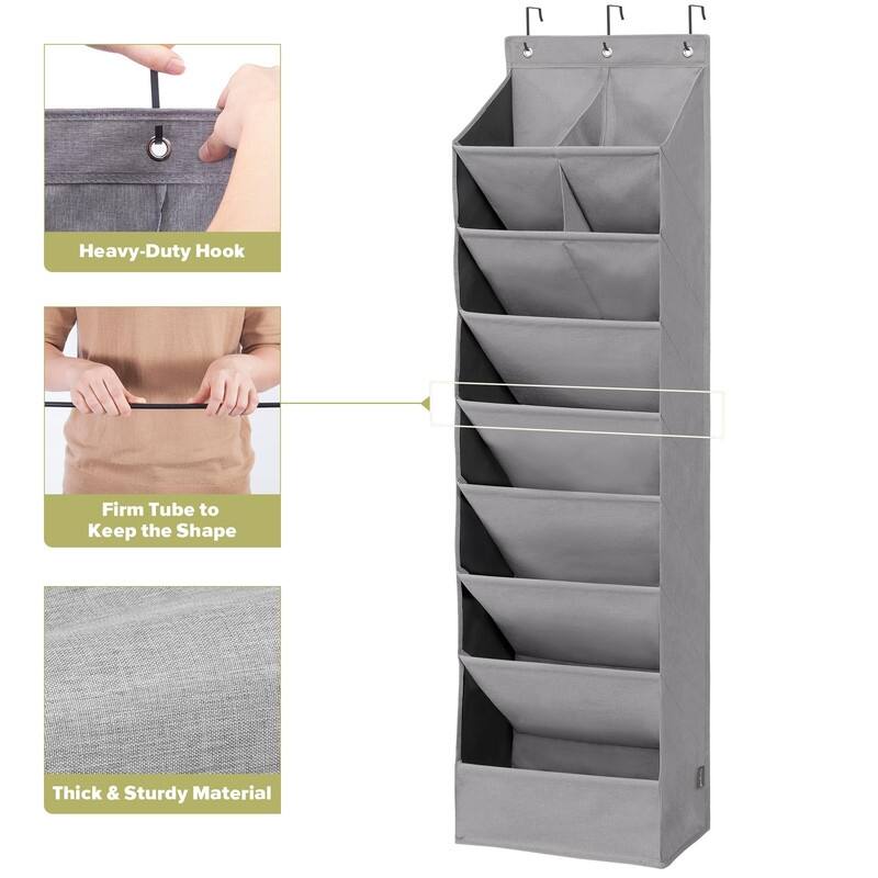 Over the Door Shoe Organizer with 10 Pockets