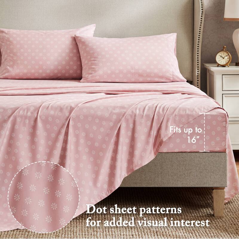 Madison Park Essentials Heather Vintage-inspired Collection floral print Comforter Set