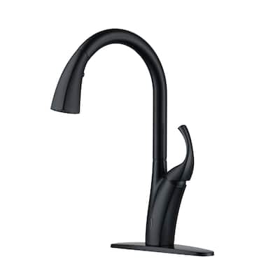 Single-Handle Pull-Down Sprayer Kitchen Faucet with Infrared Sensor