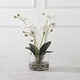 preview thumbnail 4 of 3, Uttermost 60201 Glory 13" Tall Glass and Stone Faux Flora Planter