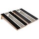 preview thumbnail 1 of 5, Black and Dark Grey Striped Outdoor Cornhole Set All-Weather 2x4 - Include ALL Accessories
