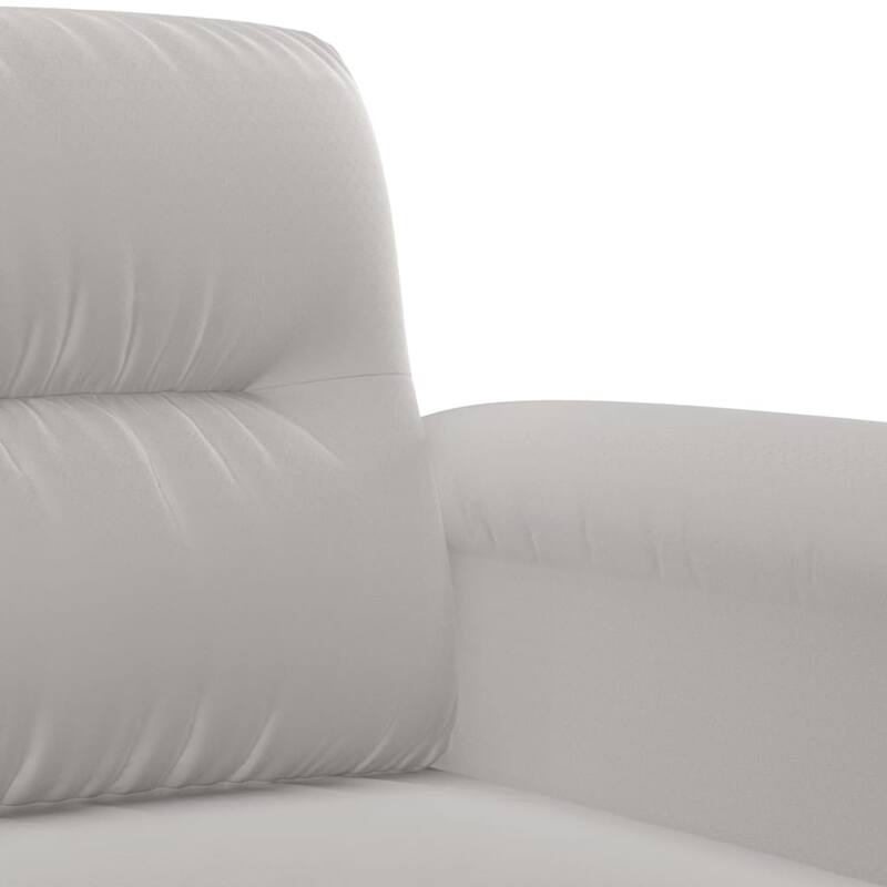 vidaXL Sofa Chair Living Room Upholstered Chair with Armrest Microfiber Fabric
